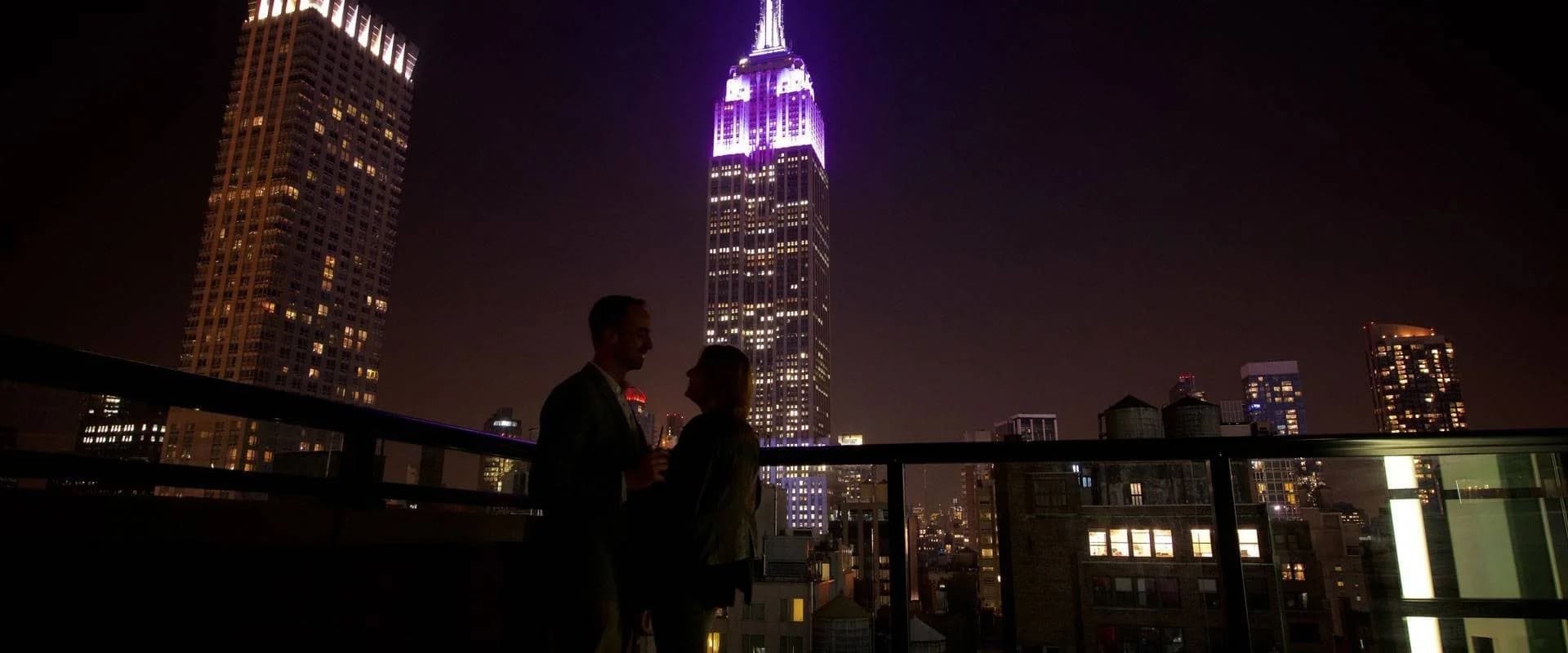 Spyglass Rooftop Bar - Hotel Rooftop at Archer Hotel New York, Midtown Manhattan, Empire State Building