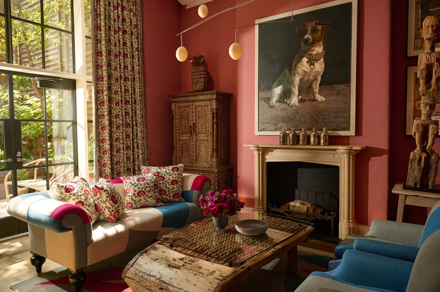 Drawing Room - Hotel Lounge at Crosby Street Hotel, SoHo, Broadway Shopping