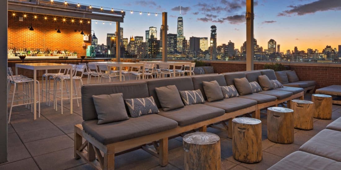 Mr. Purple - Hotel Rooftop at Hotel Indigo Lower East Side, Lower East Side, Katz's Delicatessen