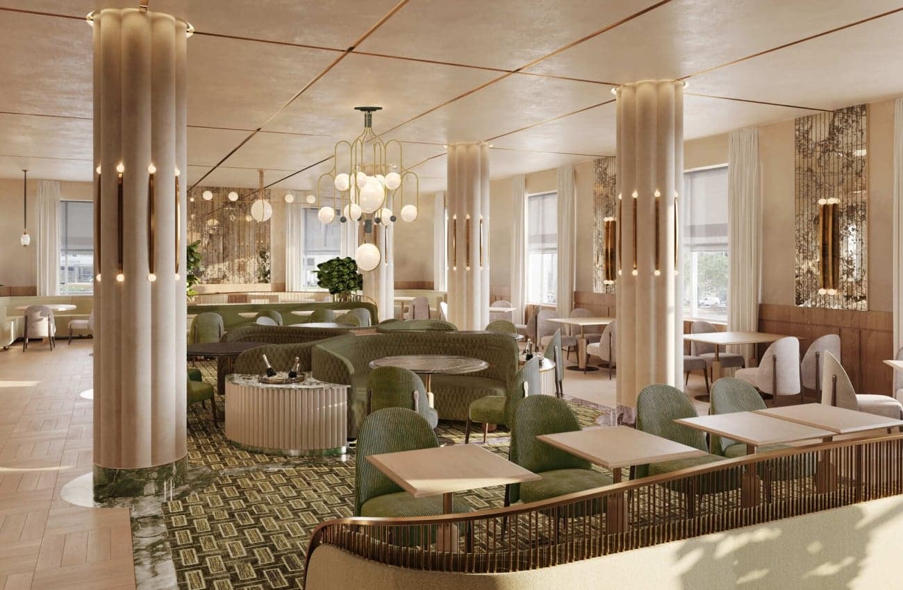 Lex Yard - Hotel Restaurant at Waldorf Astoria New York, Midtown Manhattan, Park Avenue