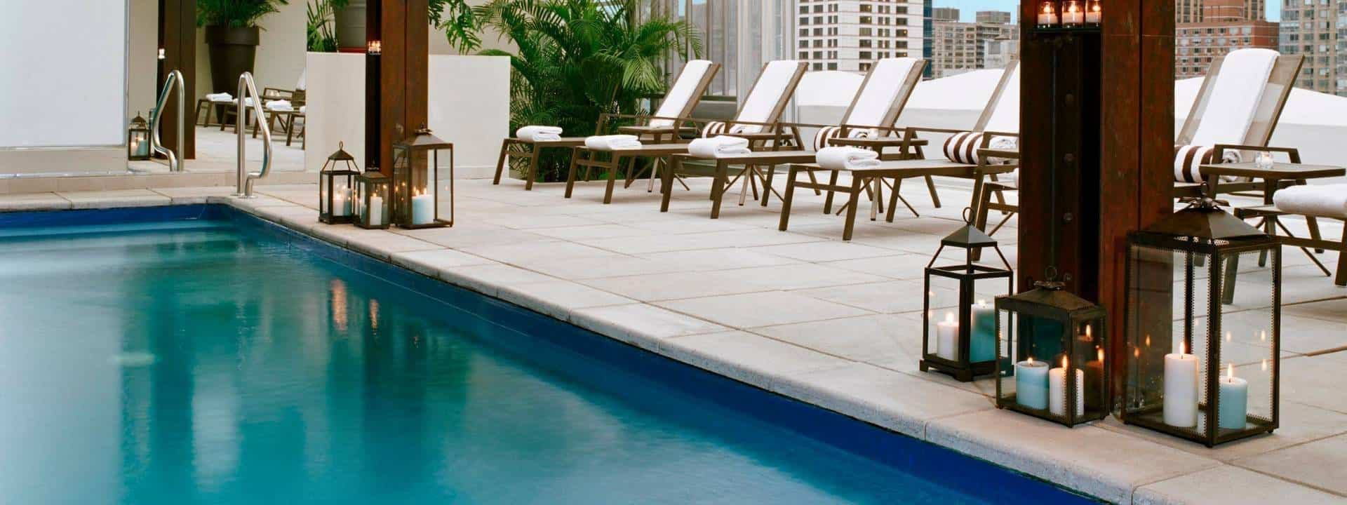 The Empire Rooftop Pool - Hotel Pool at The Empire Hotel, Lincoln Square, Lincoln Center