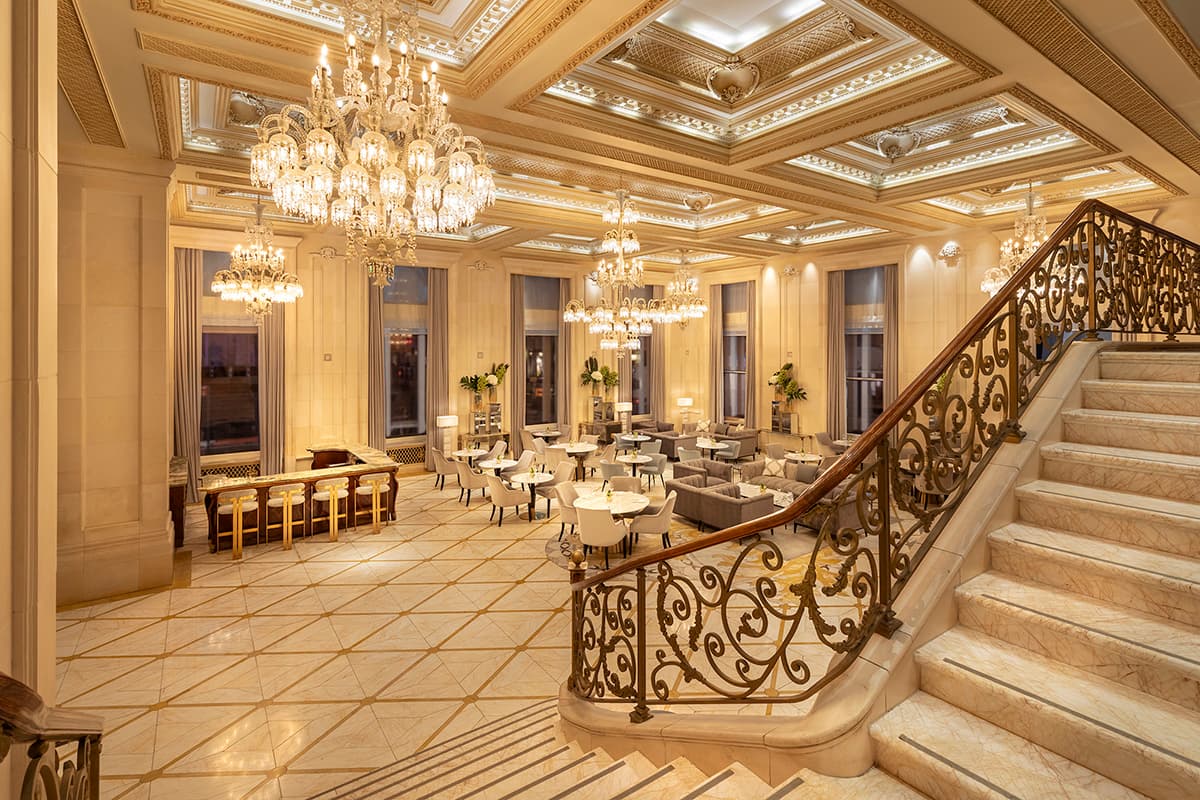 The Champagne Bar - Hotel Restaurant at The Plaza Hotel, Midtown, Central Park